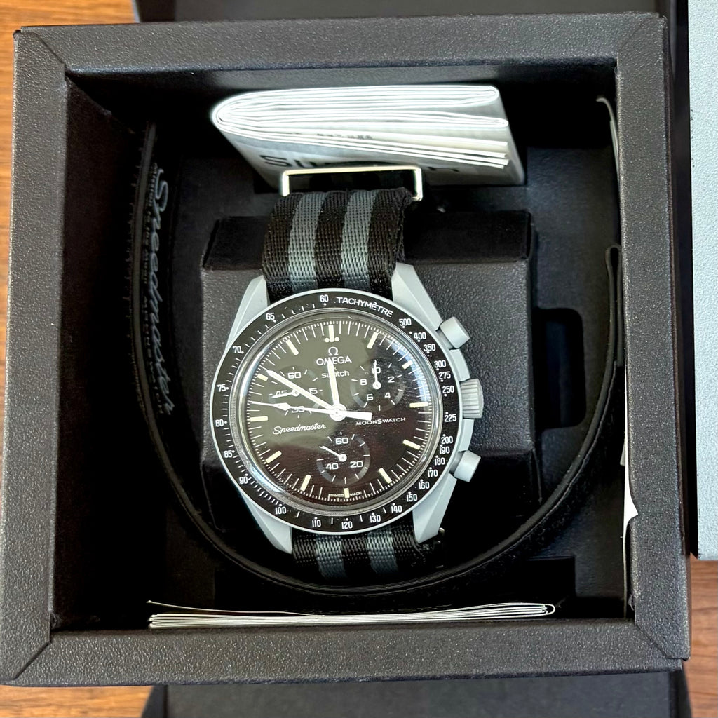 Omega Swatch Mission to Moon Ref. S033M100 (Full Set)