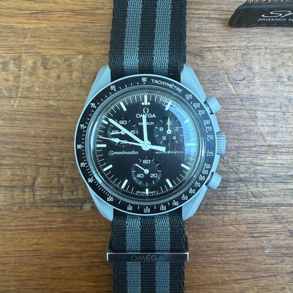 Omega Swatch Mission to Moon Ref. S033M100 (Full Set)